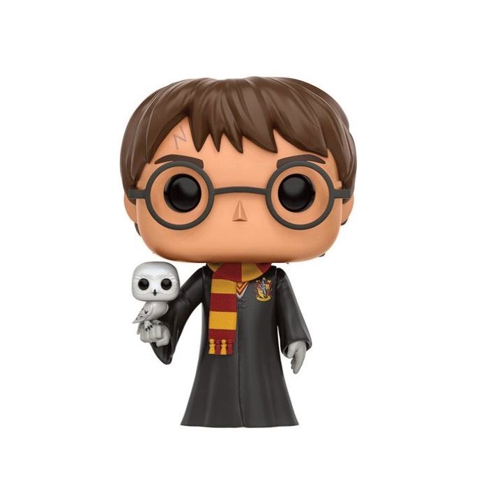 Harry Potter POP! Movies Vinyl Figure Harry with Hedwig 9 cm