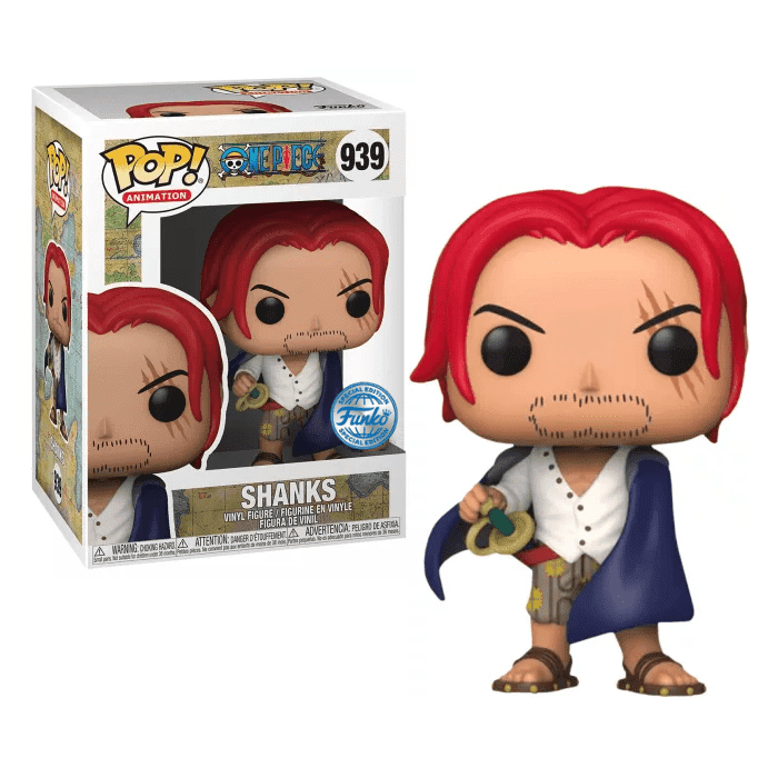 One Piece POP! Animation Vinyl Figure Shanks Exclusive Edition 9 cm