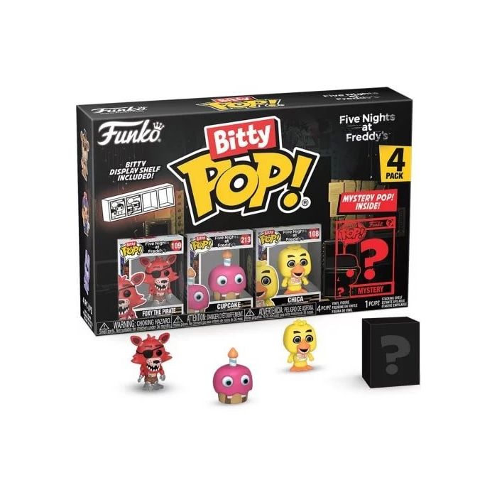 Five Nights at Freddy's Bitty POP! Vinyl Figure 4-Pack Foxy 2,5 cm