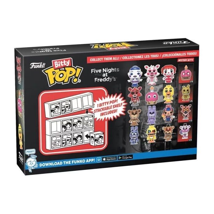 Five Nights at Freddy's Bitty POP! Vinyl Figure 4-Pack Foxy 2,5 cm