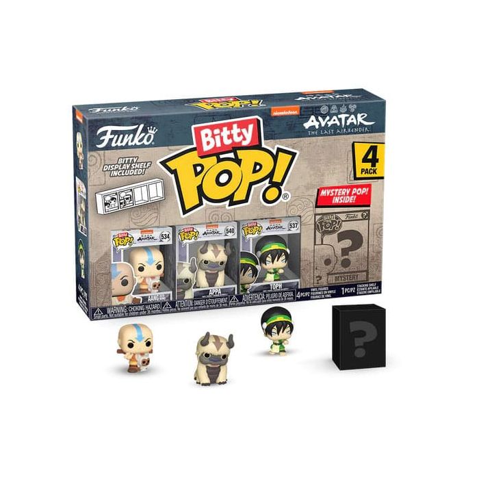 Avatar The Last Airbender Bitty POP! Vinyl Figure 4-Pack Aang 2,5 cm