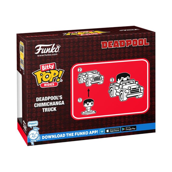 Marvel POP! Rides Vinyl Figure Deadpool w/Chimichanga Truck 2,5 cm 