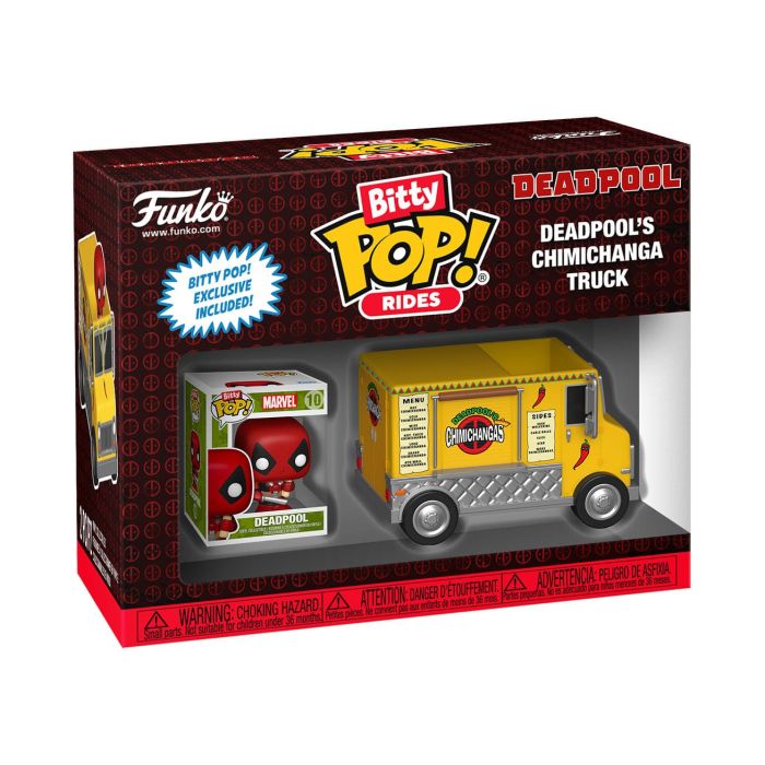 Marvel POP! Rides Vinyl Figure Deadpool w/Chimichanga Truck 2,5 cm 