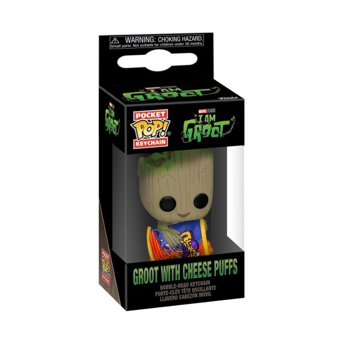 Groot with Cheese Puffs - Funko Pocket Pop! - I Am Groot