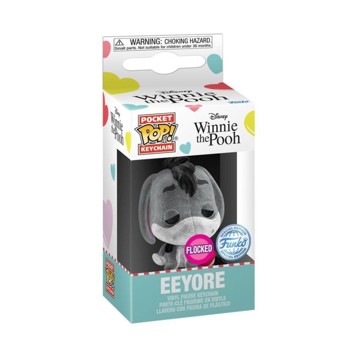 Eeyore with Heart (Flocked) - Funko Pocket Pop! - Winnie the Pooh