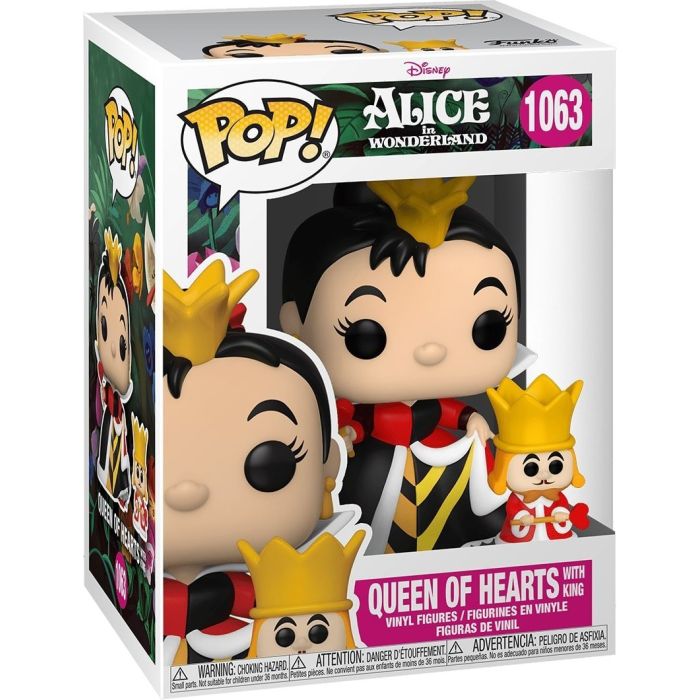 Alice in Wonderland POP! & Buddy Vinyl Figure Queen w/King 9 cm