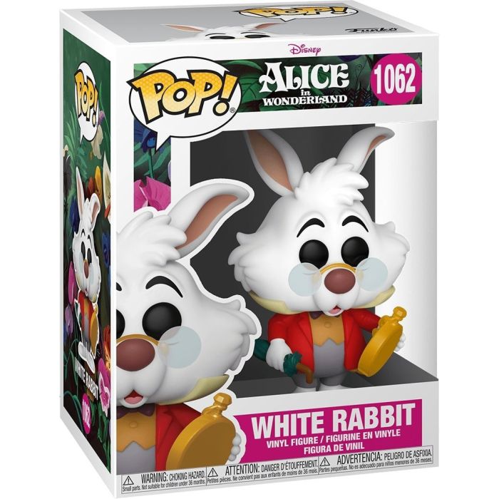 Alice in Wonderland POP! Disney Vinyl Figure White Rabbit w/Watch 9 cm