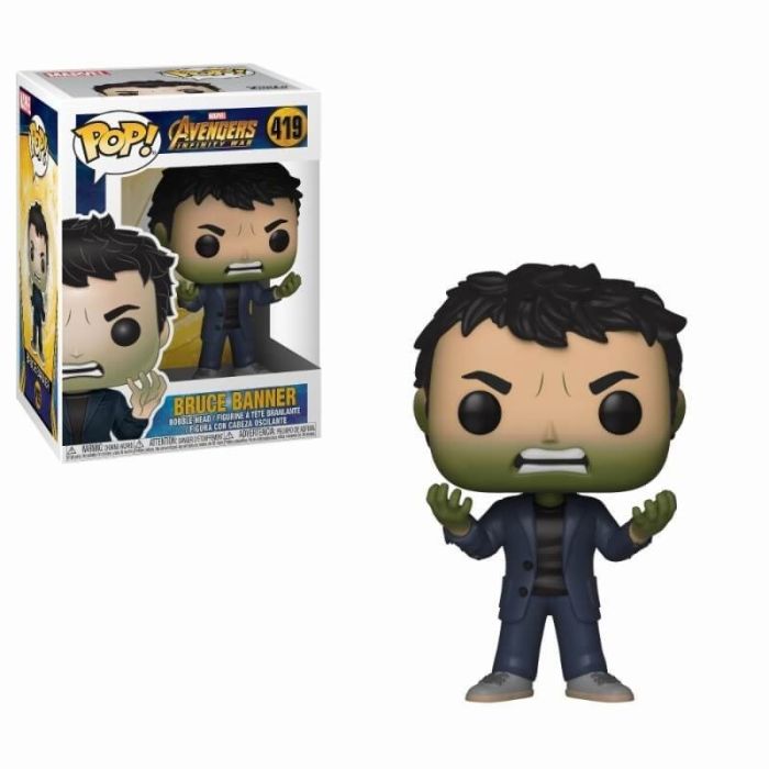 Funko Pop! Avengers: Infinity War - Banner with Hulk Head