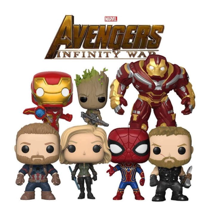 Funko Pop! Avengers: Infinity War - Avengers Set