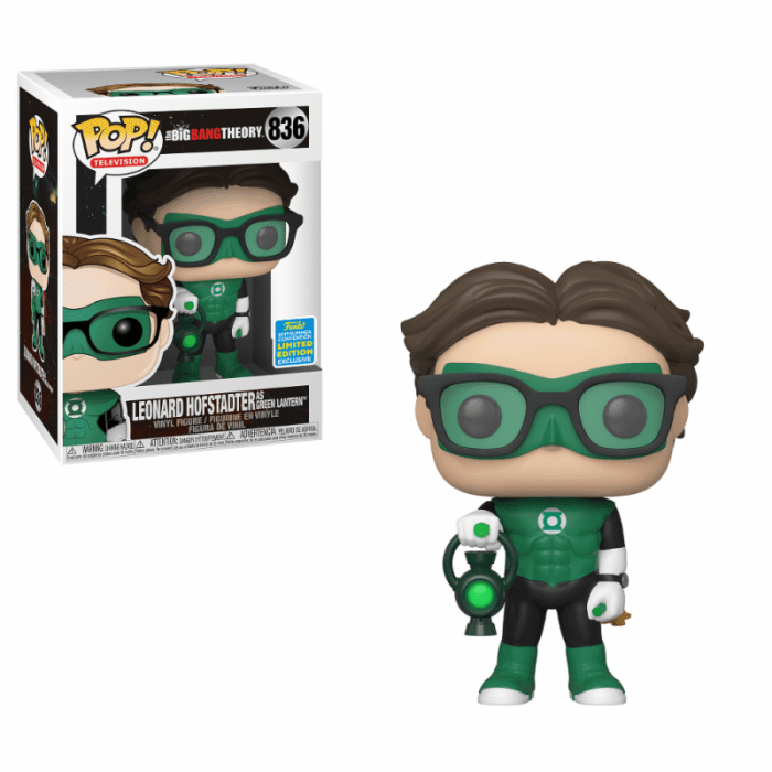 Funko Pop! Big Bang Theory - Leonard in Green Lantern Costume SDCC