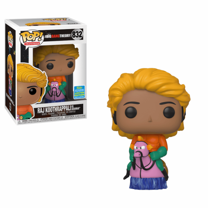 Funko Pop! Big Bang Theory - Raj in Aquaman Costume SDCC