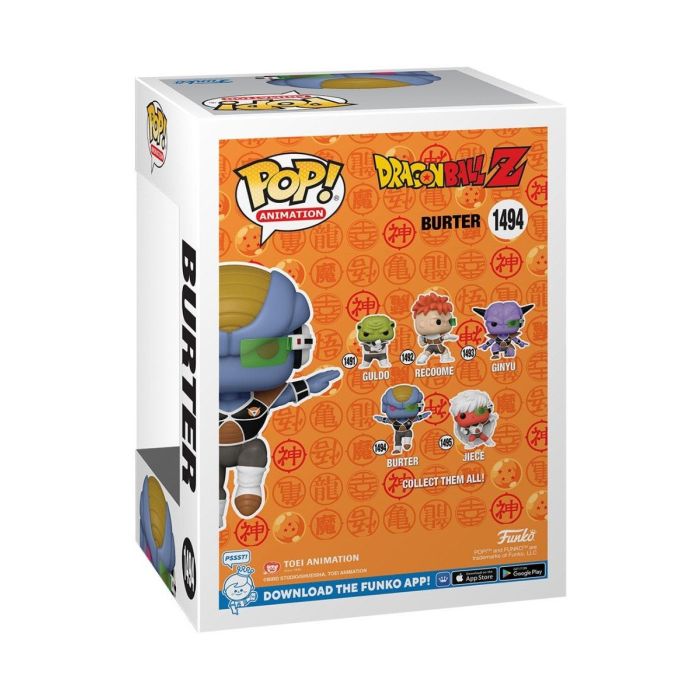 Dragon Ball Z POP! Animation Vinyl Figure Burter 9 cm