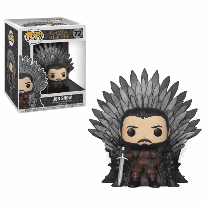 Funko Pop! Deluxe: Game of Thrones - Jon Snow Sitting on Throne