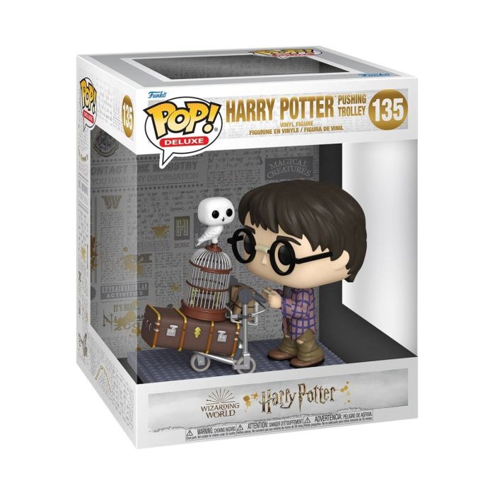 Harry Pushing Trolley - Funko Pop! Deluxe - Harry Potter