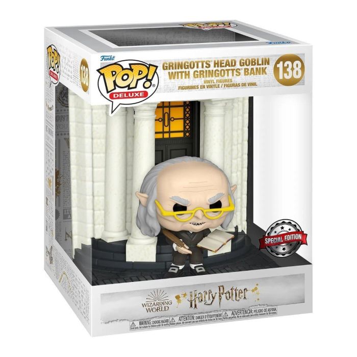 Head Goblin with Gringotts Bank - Funko Pop! Deluxe - Harry Potter