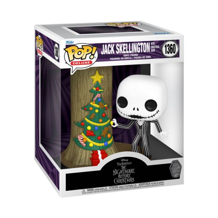 Jack with Christmas Door - Funko Pop! Deluxe - The Nightmare Before Christmas 30th