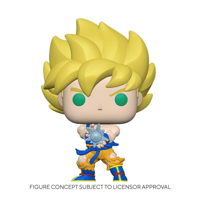 Dragon Ball Z POP! Animation Vinyl Figure SS Goku w/ Kamehameha Wave 9 cm