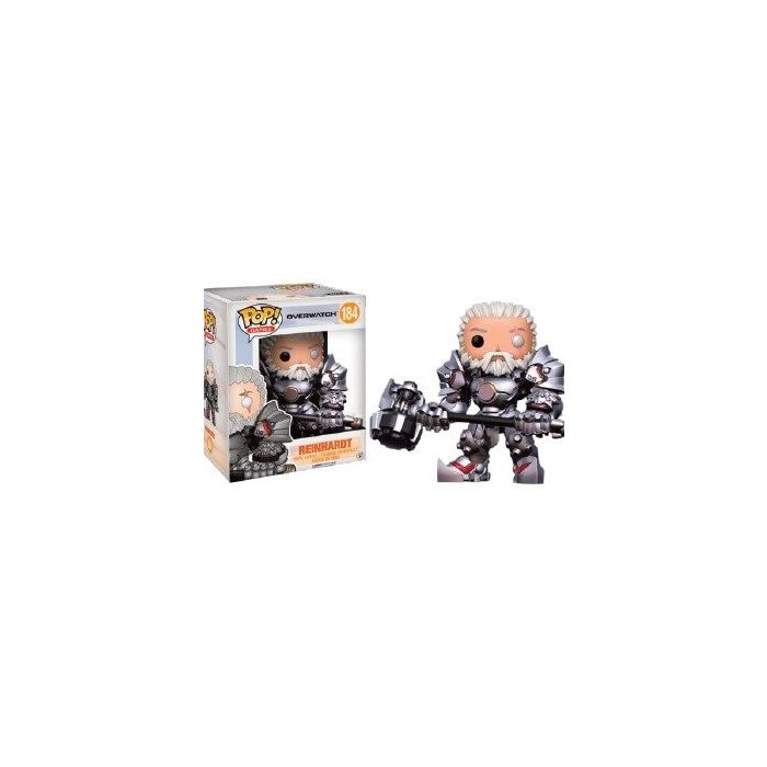 Funko Pop! Games: Overwatch - Reinhardt Unmasked Oversized Limited Edition