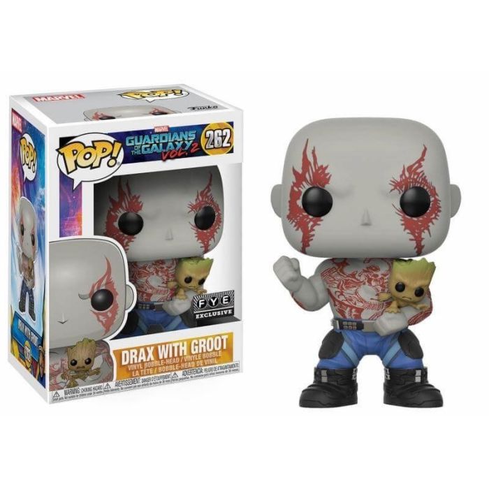 Funko Pop! Marvel: Guardians of The Galaxy 2 - Drax with Groot Limited Edition