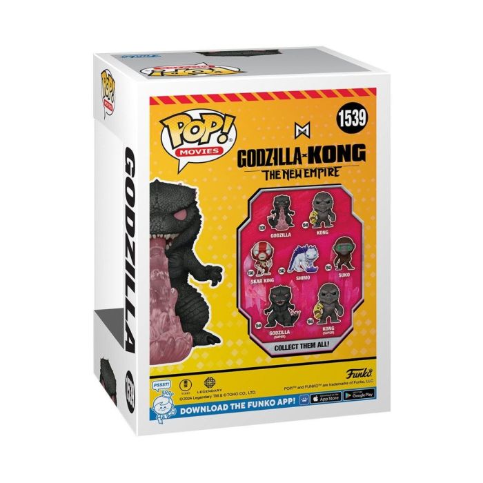 Godzilla vs. Kong 2 POP! Movies Vinyl Figure Godzilla w/Heat-Ray 9 cm