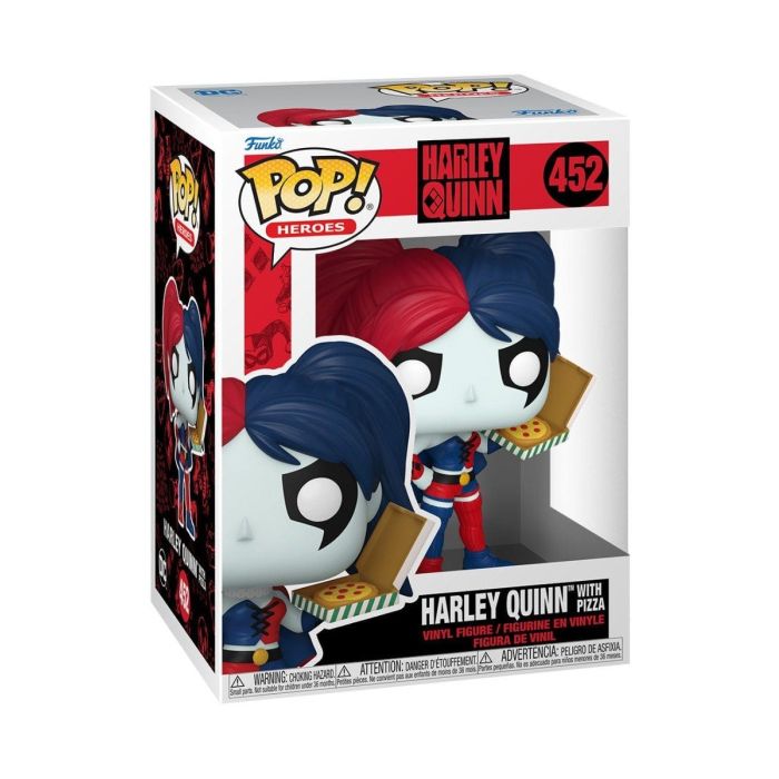 DC Comics: Harley Quinn Takeover POP! Heroes Vinyl Figure Harley with Pizza 9 cm
