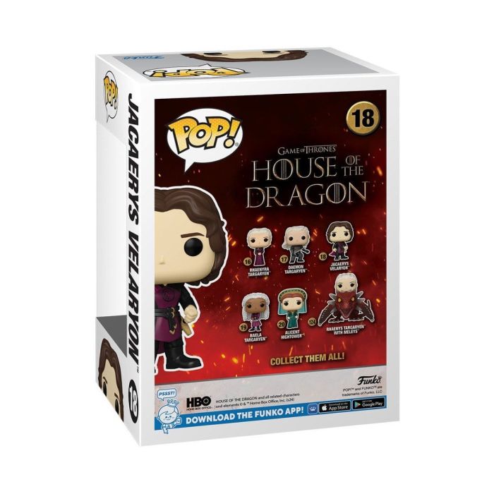 House of the Dragon POP! TV Vinyl Figure Jarcarys Valaryon 9 cm 