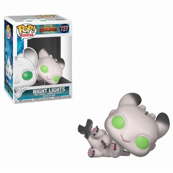 Funko Pop! How To Train Your Dragon 3 - Night Lights - Stephanie (White with Green Eyes)