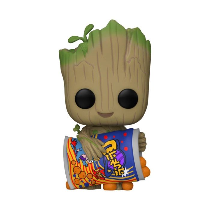 I Am Groot POP! Vinyl Figure Groot w/Cheese Puffs 9 cm
