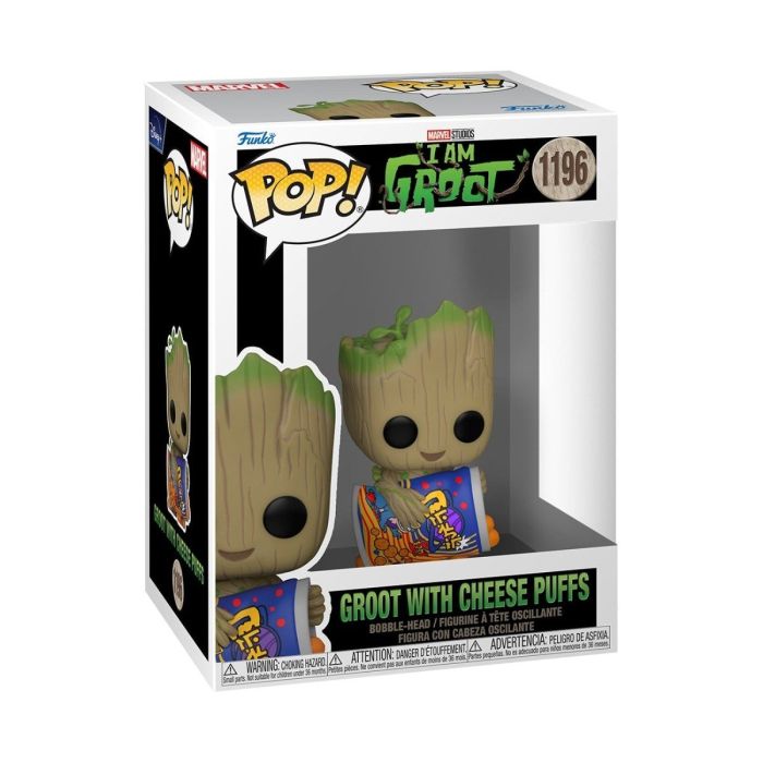 I Am Groot POP! Vinyl Figure Groot w/Cheese Puffs 9 cm
