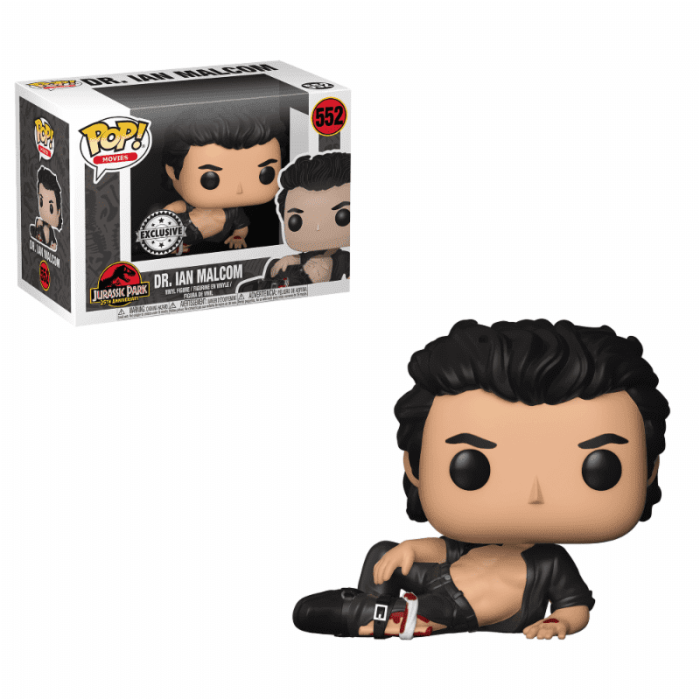 Funko Pop! Jurassic Park - Dr. Ian Malcolm (Wounded) Limited Edition