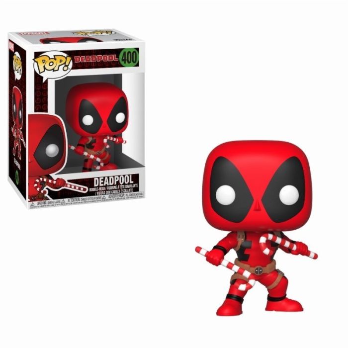 Funko Pop! Marvel - Holiday Deadpool with Candy Canes