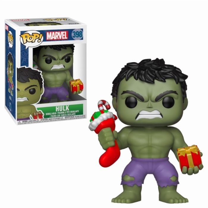 Funko Pop! Marvel - Holiday The Hulk with Stocking and Presents