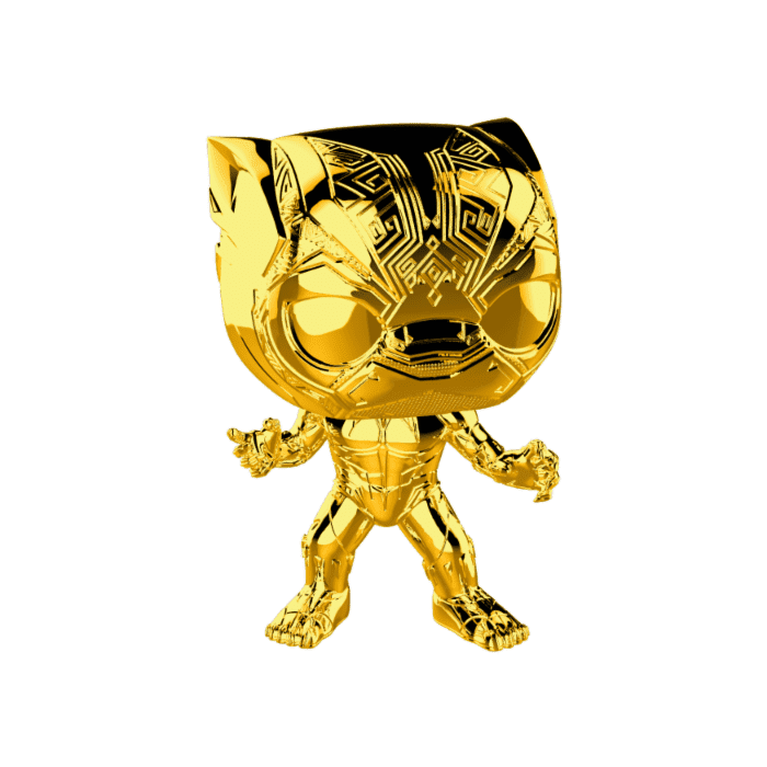 Funko Pop! Marvel Studios 10 - Black Panther (Chrome)