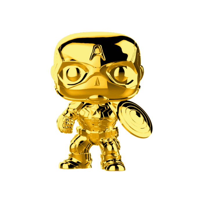 Funko Pop! Marvel Studios 10 - Captain America (Chrome)