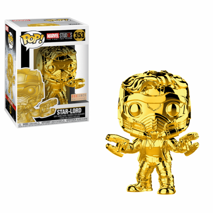 Funko Pop! Marvel Studios 10 - Star Lord (Chrome) Limited Edition