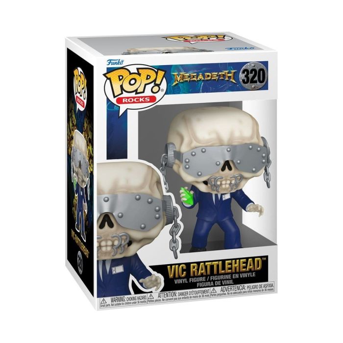 Megadeth POP! Rocks Vinyl Figure Vic Rattlehead 9 cm