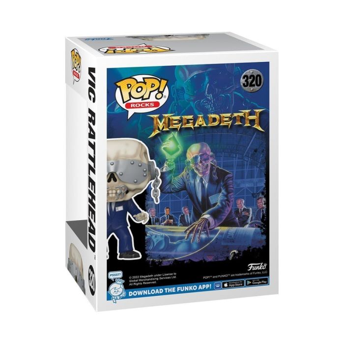 Megadeth POP! Rocks Vinyl Figure Vic Rattlehead 9 cm