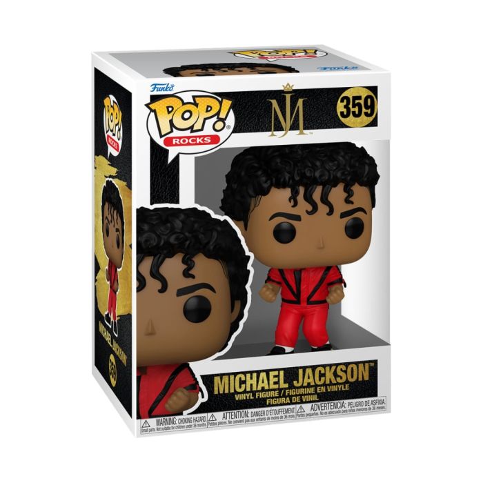 Michael Jackson POP! Rocks Vinyl Figure Thriller 9 cm