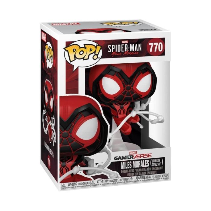 Marvel's Spider-Man POP! Games Vinyl Figure Miles Morales Red Suit 9 cm