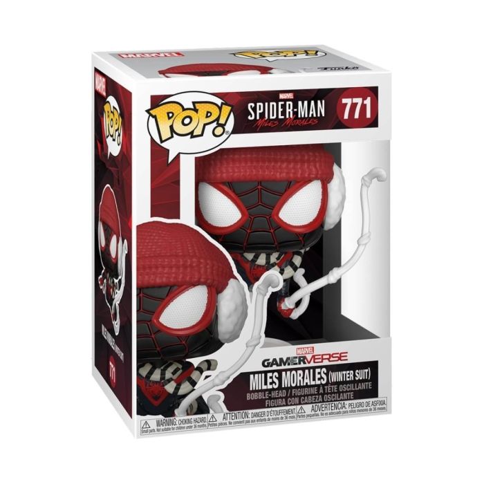 Marvel's Spider-Man POP! Games Vinyl Figure Miles Morales Winter Suit 9 cm