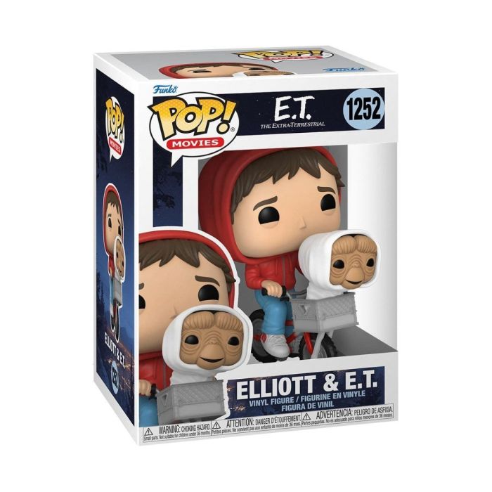E.T. the Extra-Terrestrial POP! Vinyl Figure Elliot w/ET in Bike Basket 9 cm