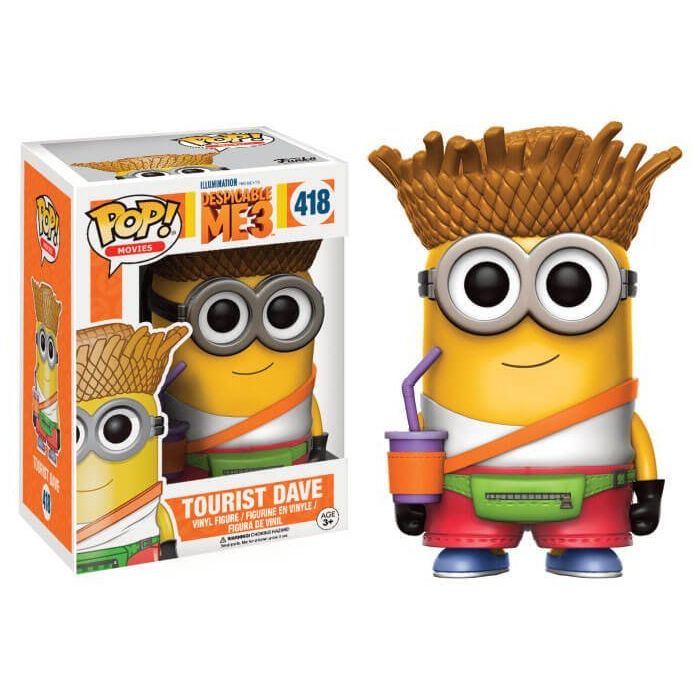 Pop! Movies: Despicable Me 3 - Tourist Dave