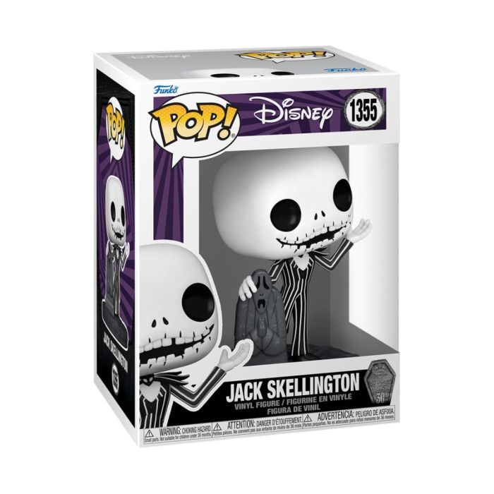 Nightmare before Christmas 30th POP! Disney Vinyl Figure Jack w/Gravestone 9 cm 