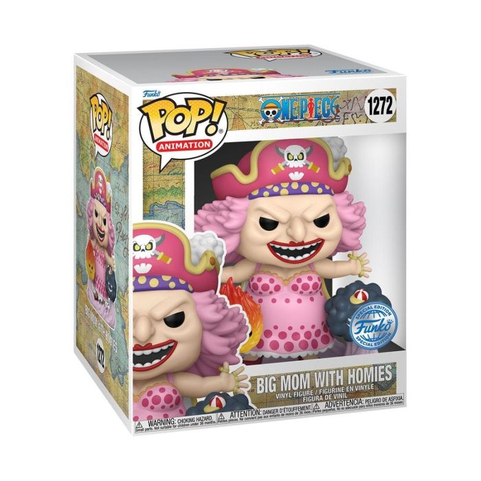 One Piece Super Sized POP! Animation Vinyl Figure Big Mom w/Homies 15 cm