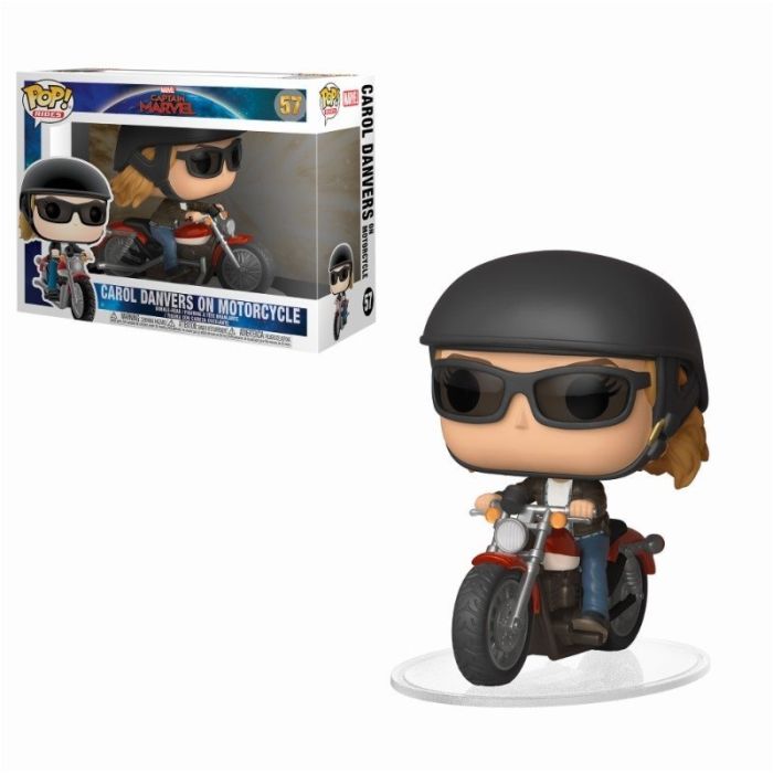 Funko Pop! Rides: Captain Marvel - Carol Danvers on Motorcycle