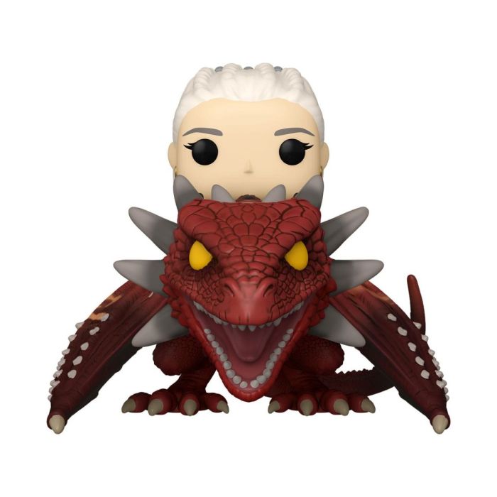 House of the Dragon POP! Rides Deluxe Vinyl Rhaenys Targaryen with Meleys 9 cm