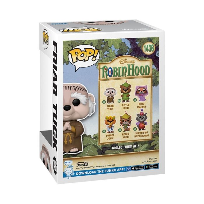 Robin Hood POP! Disney Vinyl Figure Friar Tuck 9 cm