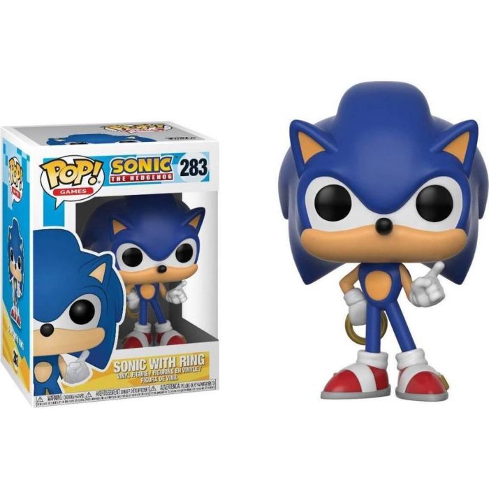Sonic The Hedgehog POP! Games Vinyl Figure Sonic (Ring) 9 cm