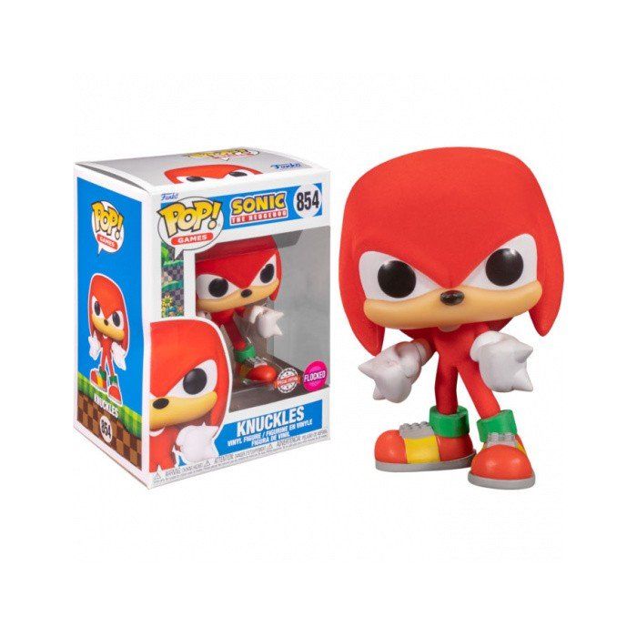 Knuckles (Flocked) - Funko Pop! - Sonic