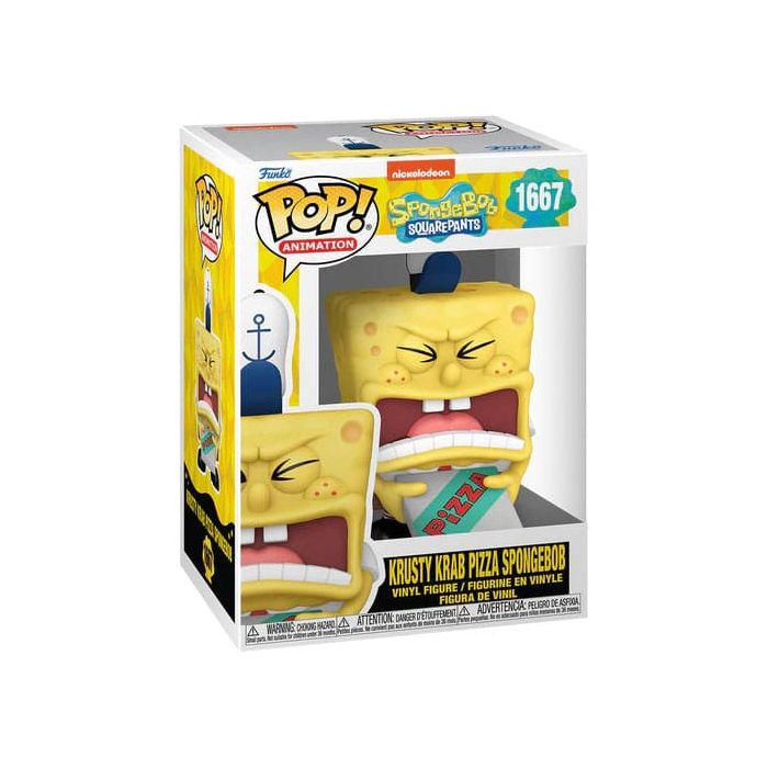 SpongeBob SquarePants 25th Anniversary POP! Vinyl Figure SB w/Pizza 9 cm